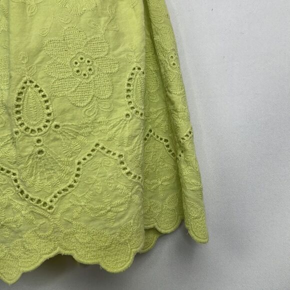 Matilda Jane lime green eyelet and butterfly patterned mixed Media dress size 4 - Picture 8 of 15